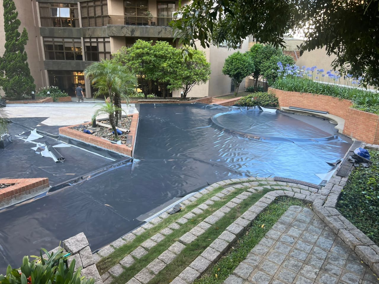 Manta PVC - execução