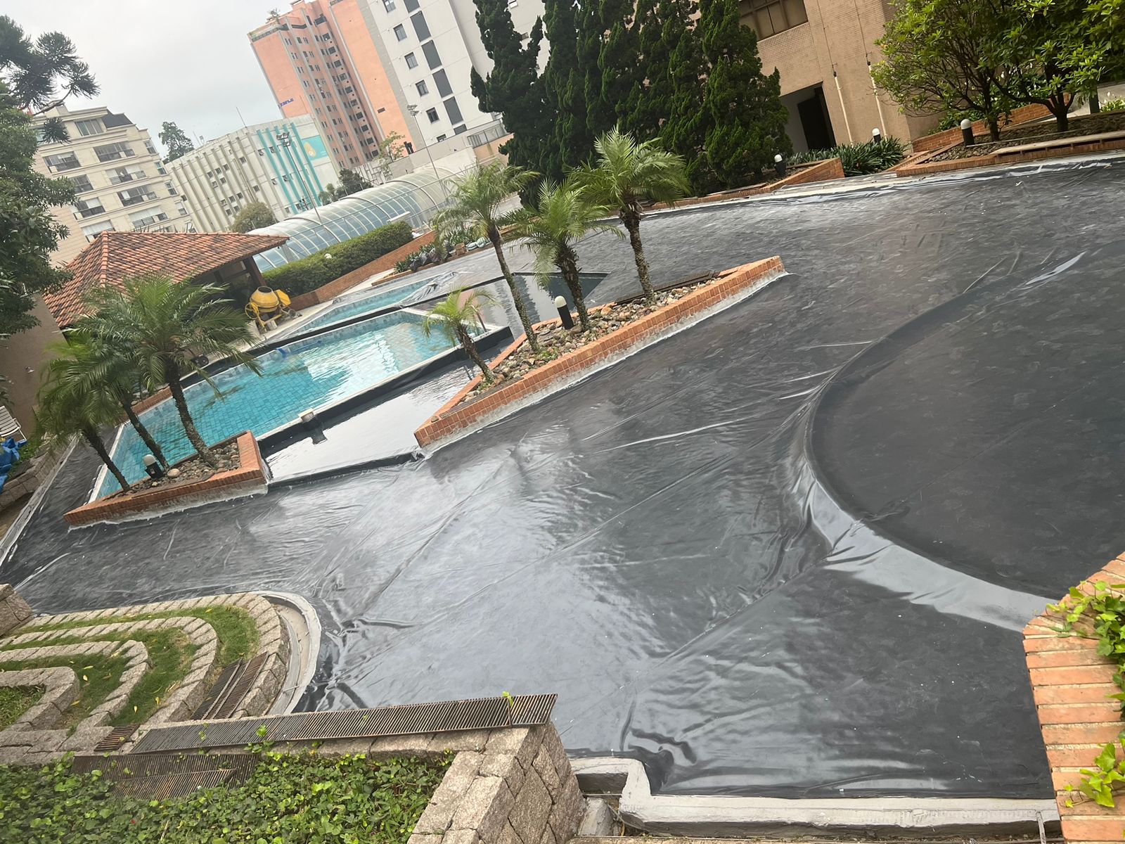 Manta PVC - execução