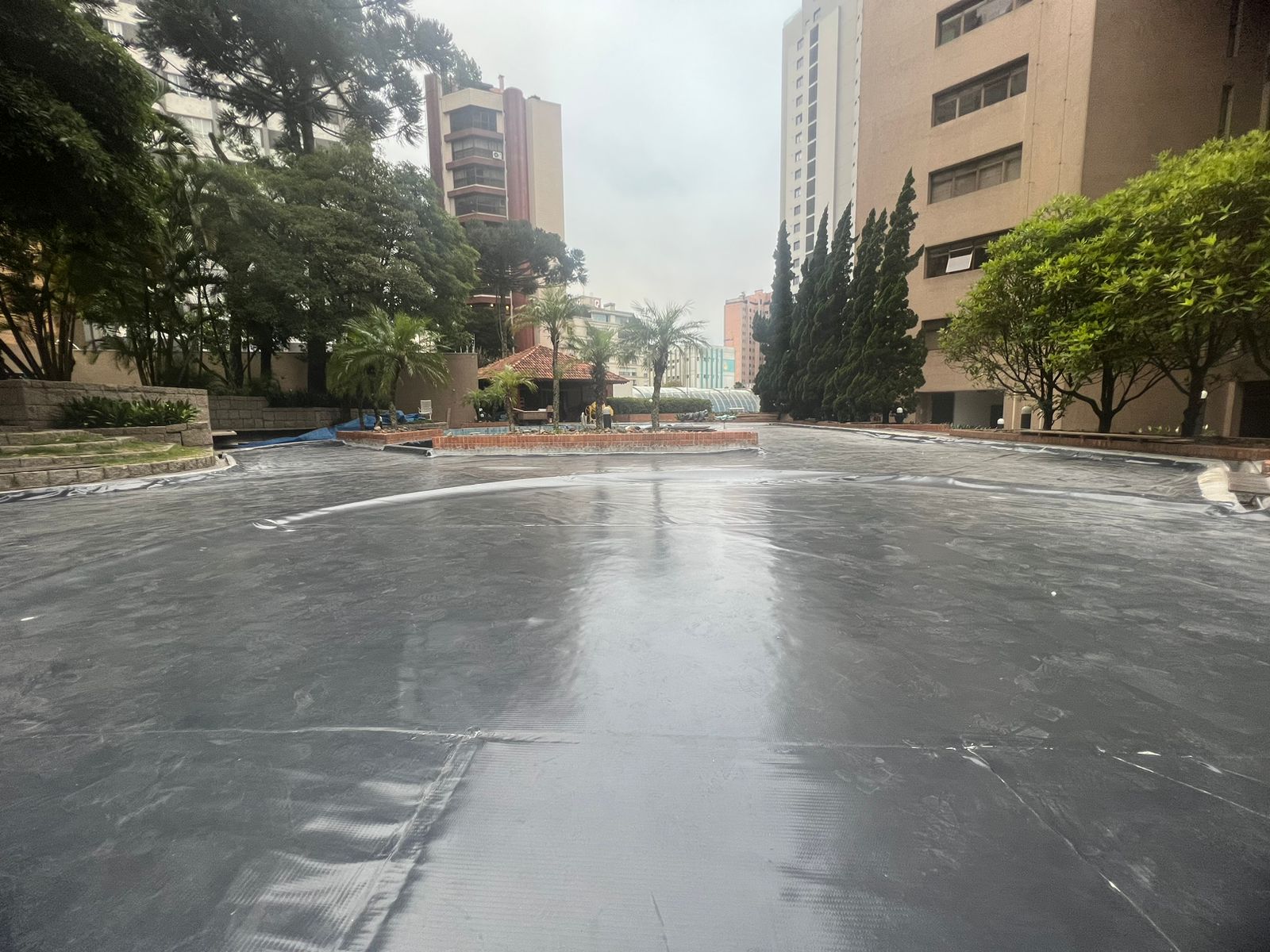 Manta PVC - execução